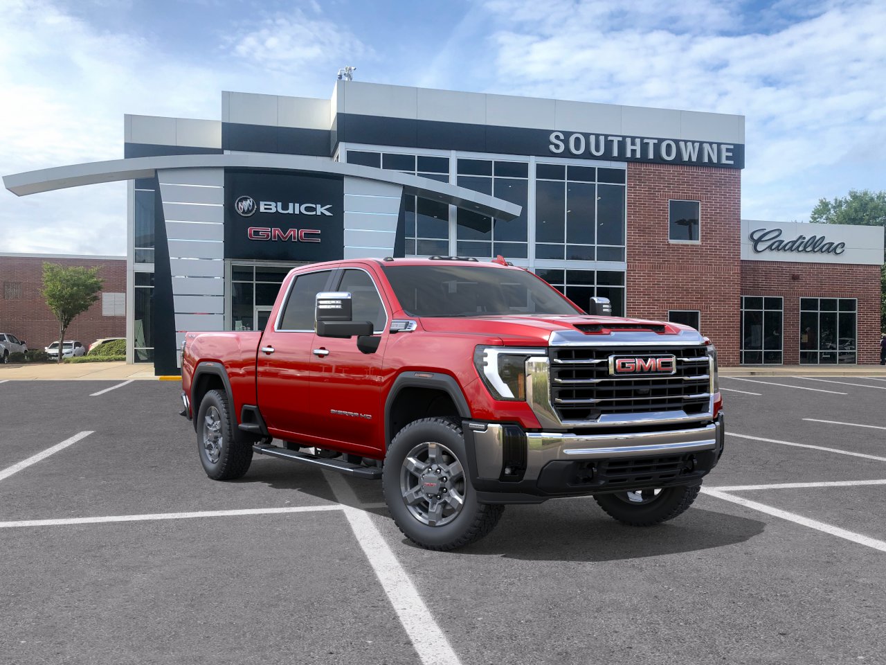 New 2026 Volcanic Red Tintcoat GMC SLT image 25