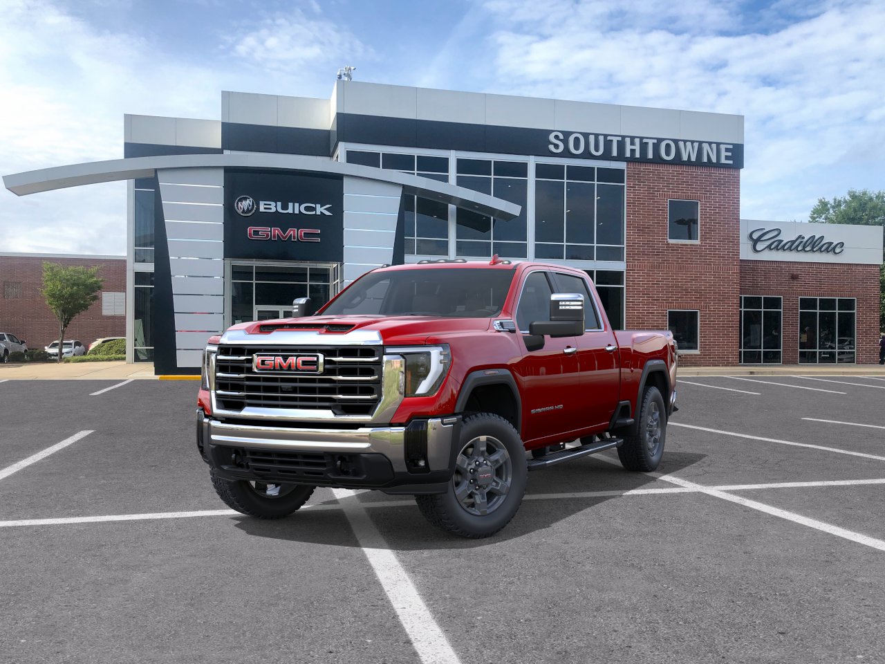 New 2026 Volcanic Red Tintcoat GMC SLT image 32