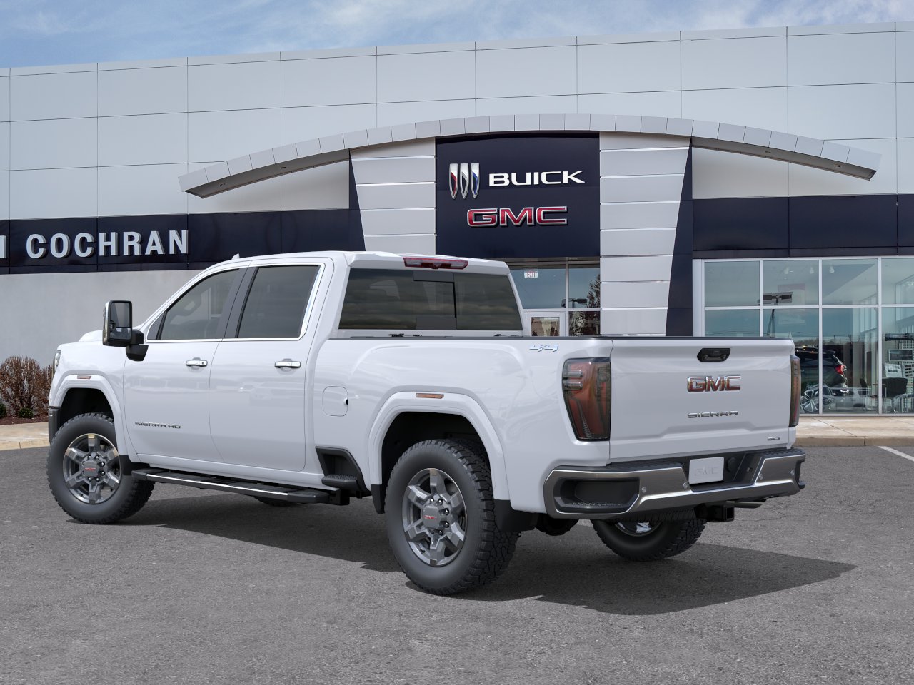 New 2026 Glacier White Tricoat GMC SLT image 27