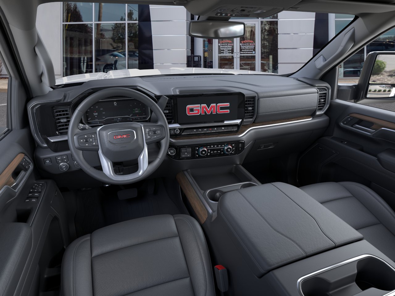 New 2026 Glacier White Tricoat GMC SLT image 39