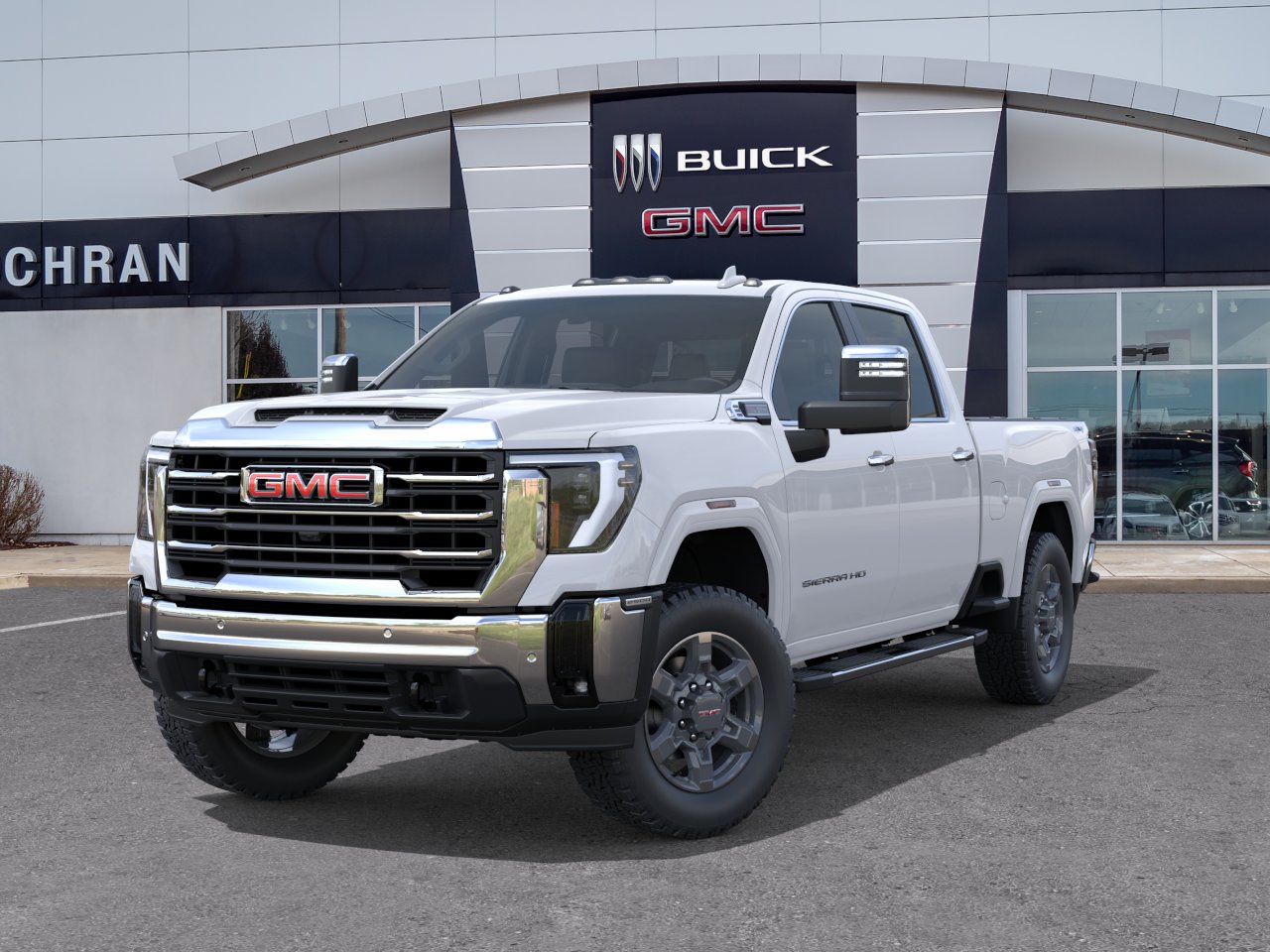 New 2026 Glacier White Tricoat GMC SLT image 30