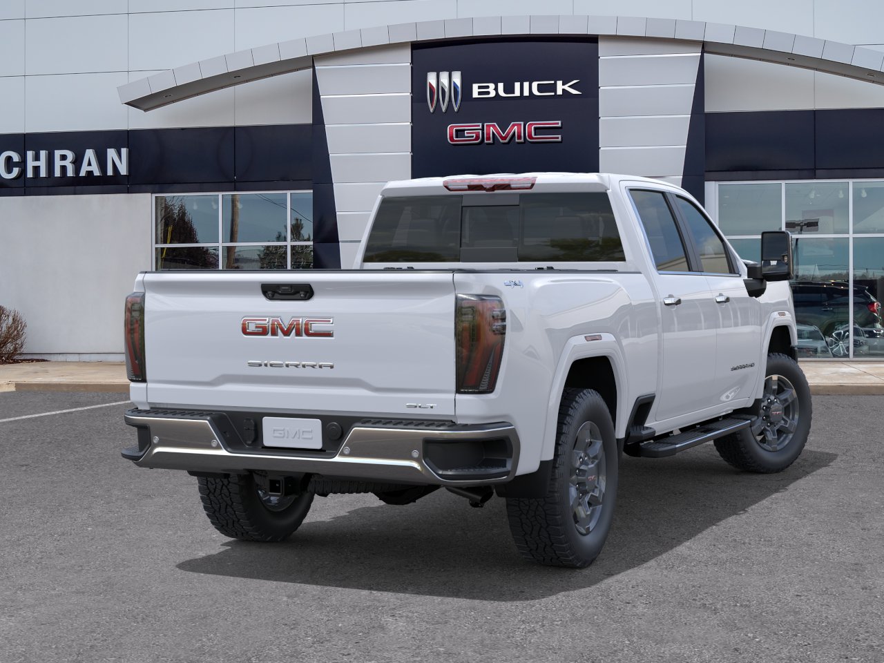New 2026 Glacier White Tricoat GMC SLT image 28