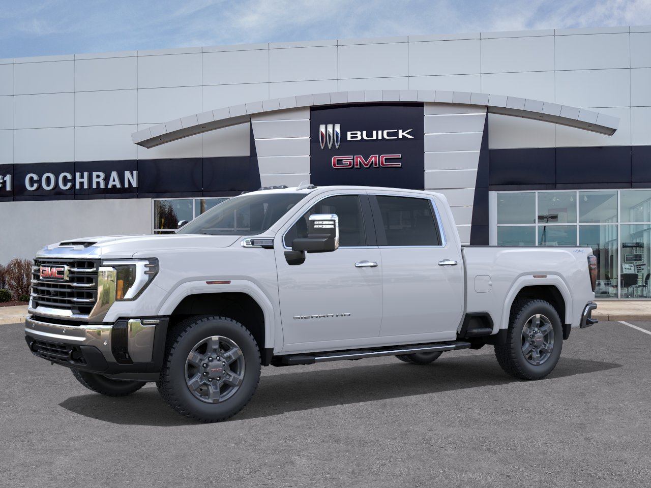 New 2026 Glacier White Tricoat GMC SLT image 26