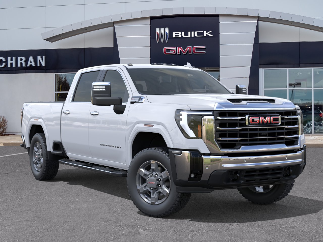 New 2026 Glacier White Tricoat GMC SLT image 31