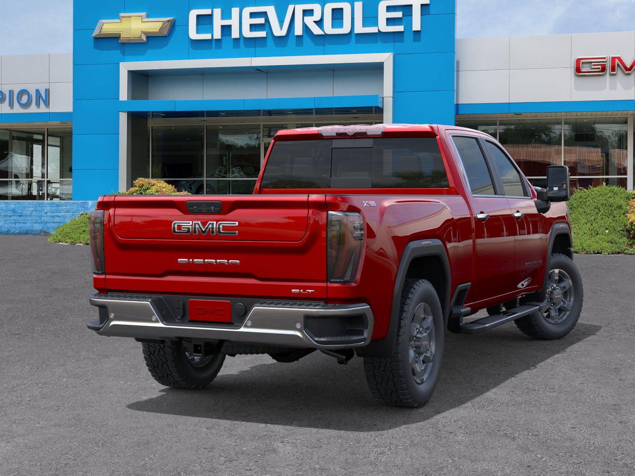 New 2026 Volcanic Red Tintcoat GMC SLT image 4