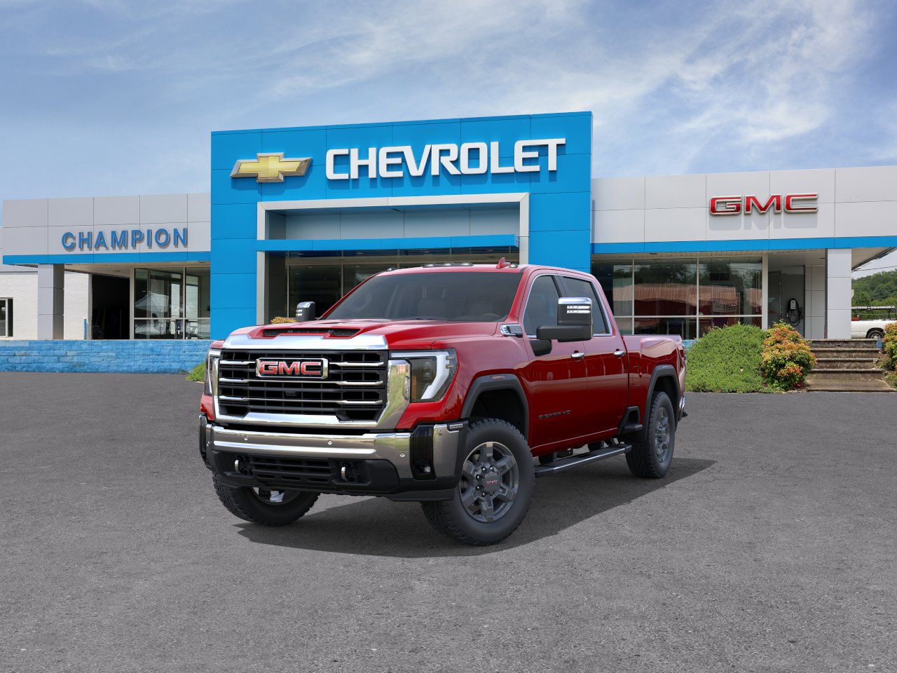 New 2026 Volcanic Red Tintcoat GMC SLT image 8