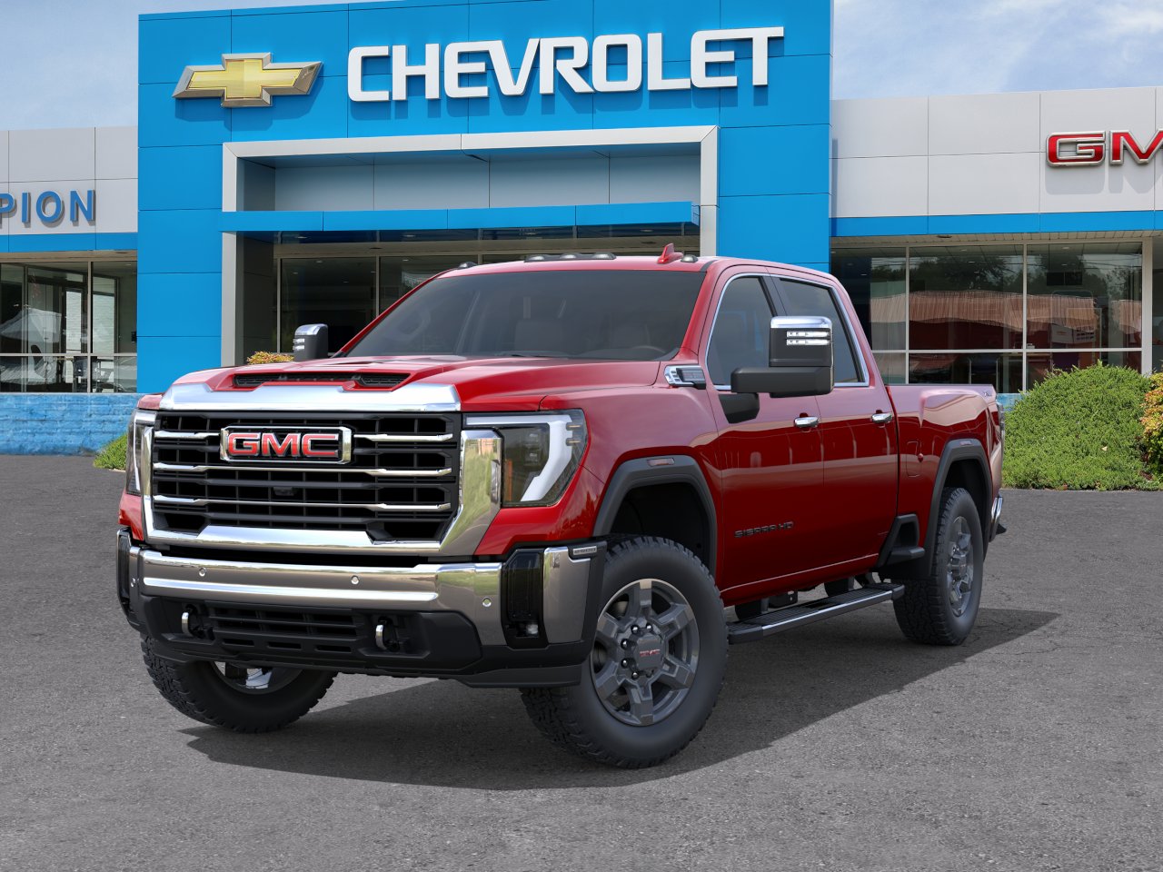 New 2026 Volcanic Red Tintcoat GMC SLT image 6