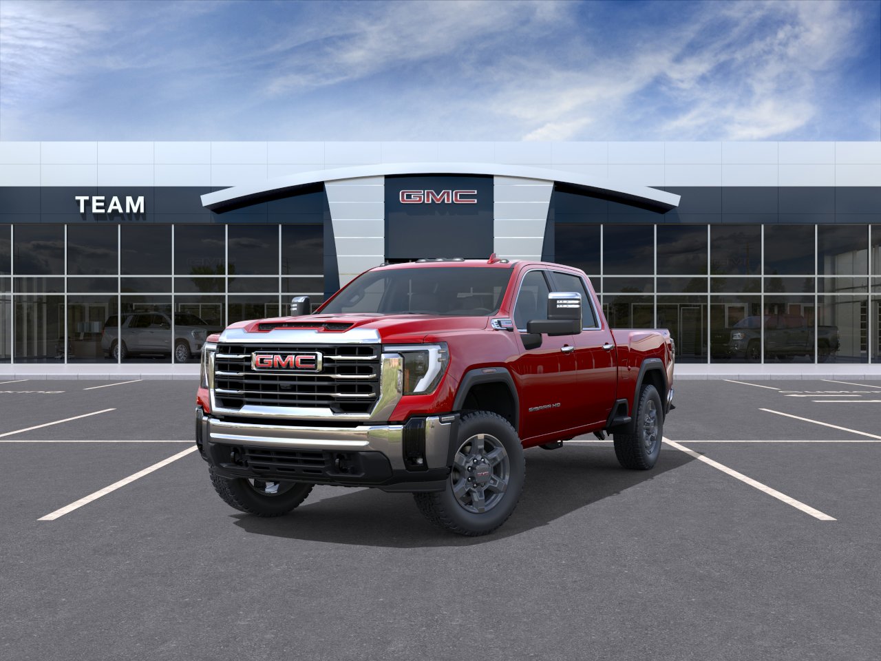 New 2026 Volcanic Red Tintcoat GMC SLT image 44