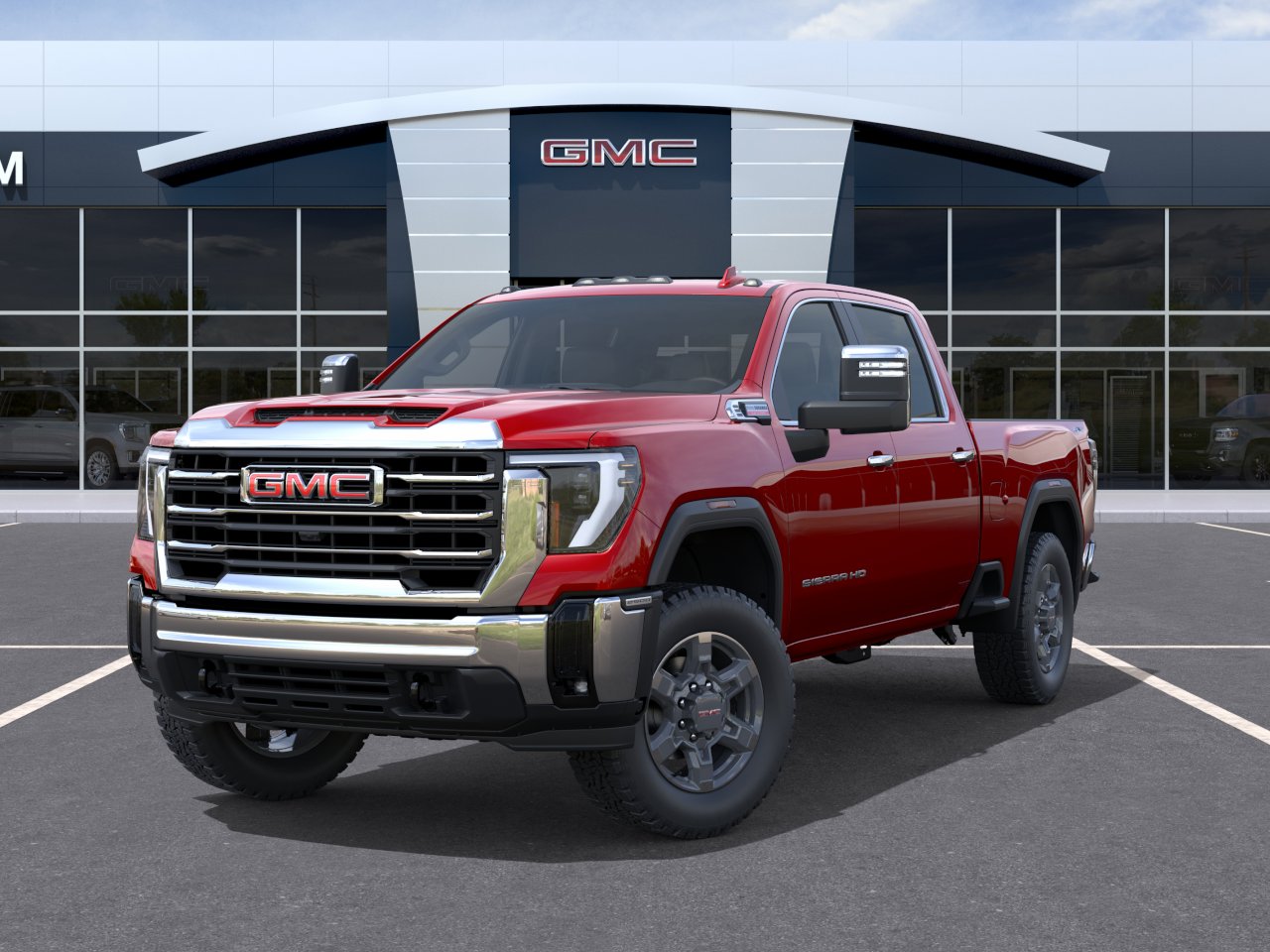 New 2026 Volcanic Red Tintcoat GMC SLT image 42