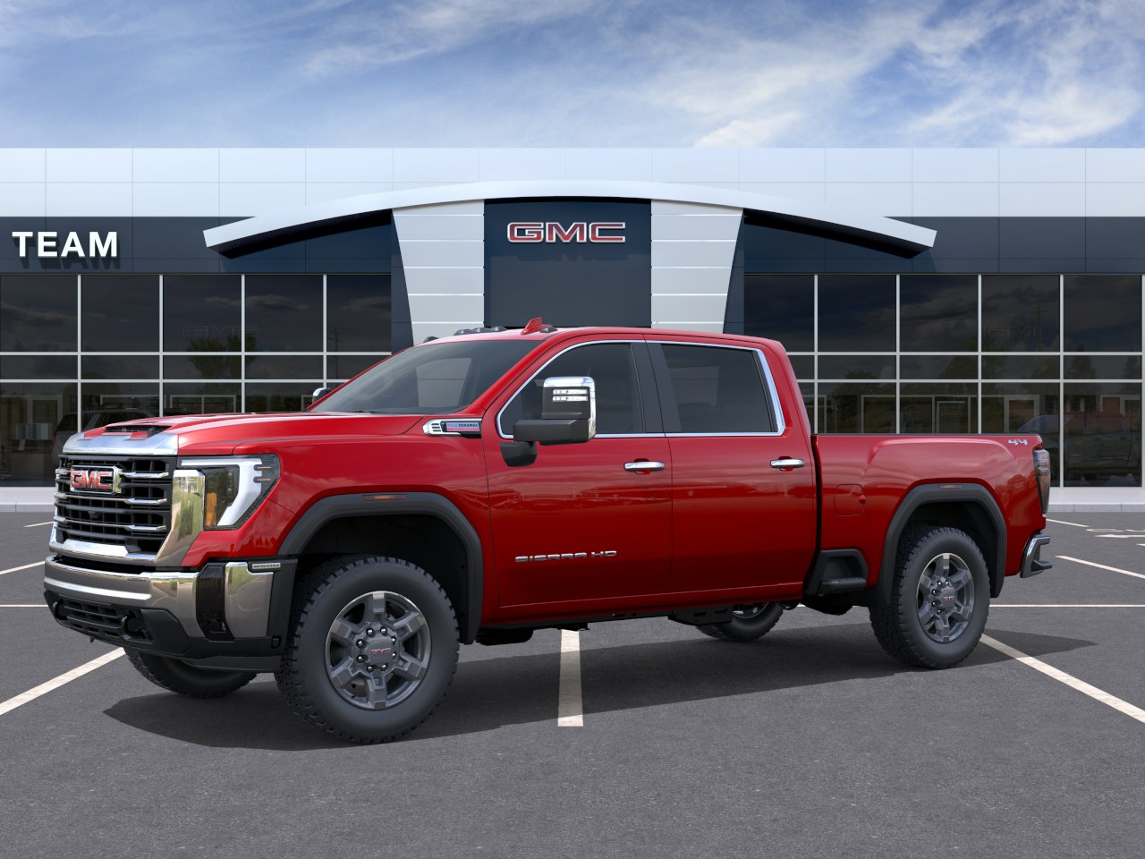 New 2026 Volcanic Red Tintcoat GMC SLT image 38