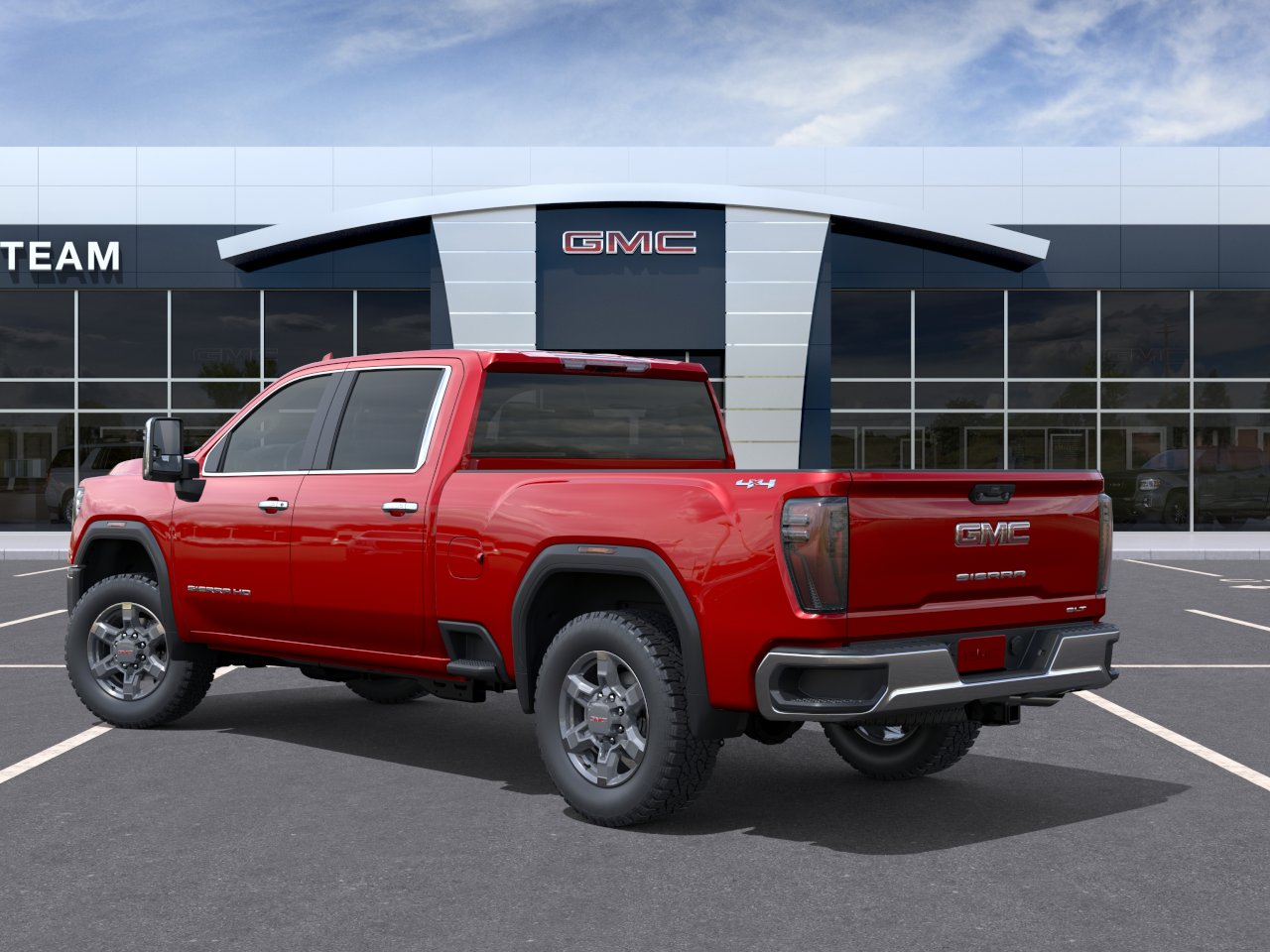 New 2026 Volcanic Red Tintcoat GMC SLT image 39