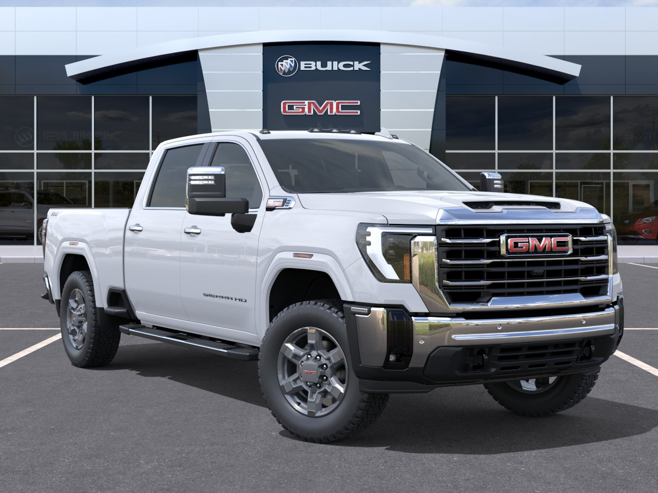 New 2026 Glacier White Tricoat GMC SLT image 31