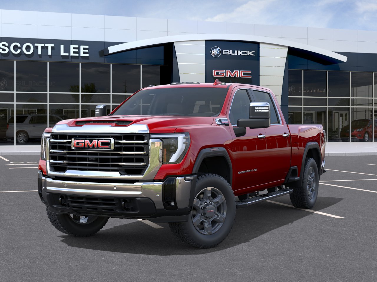 New 2026 Volcanic Red Tintcoat GMC SLT image 6