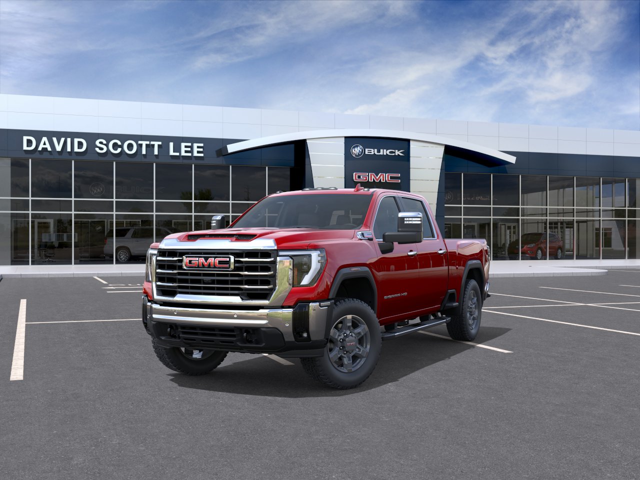 New 2026 Volcanic Red Tintcoat GMC SLT image 8