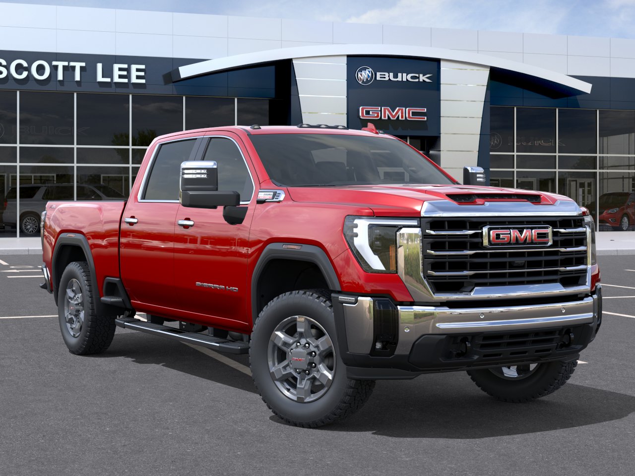 New 2026 Volcanic Red Tintcoat GMC SLT image 7