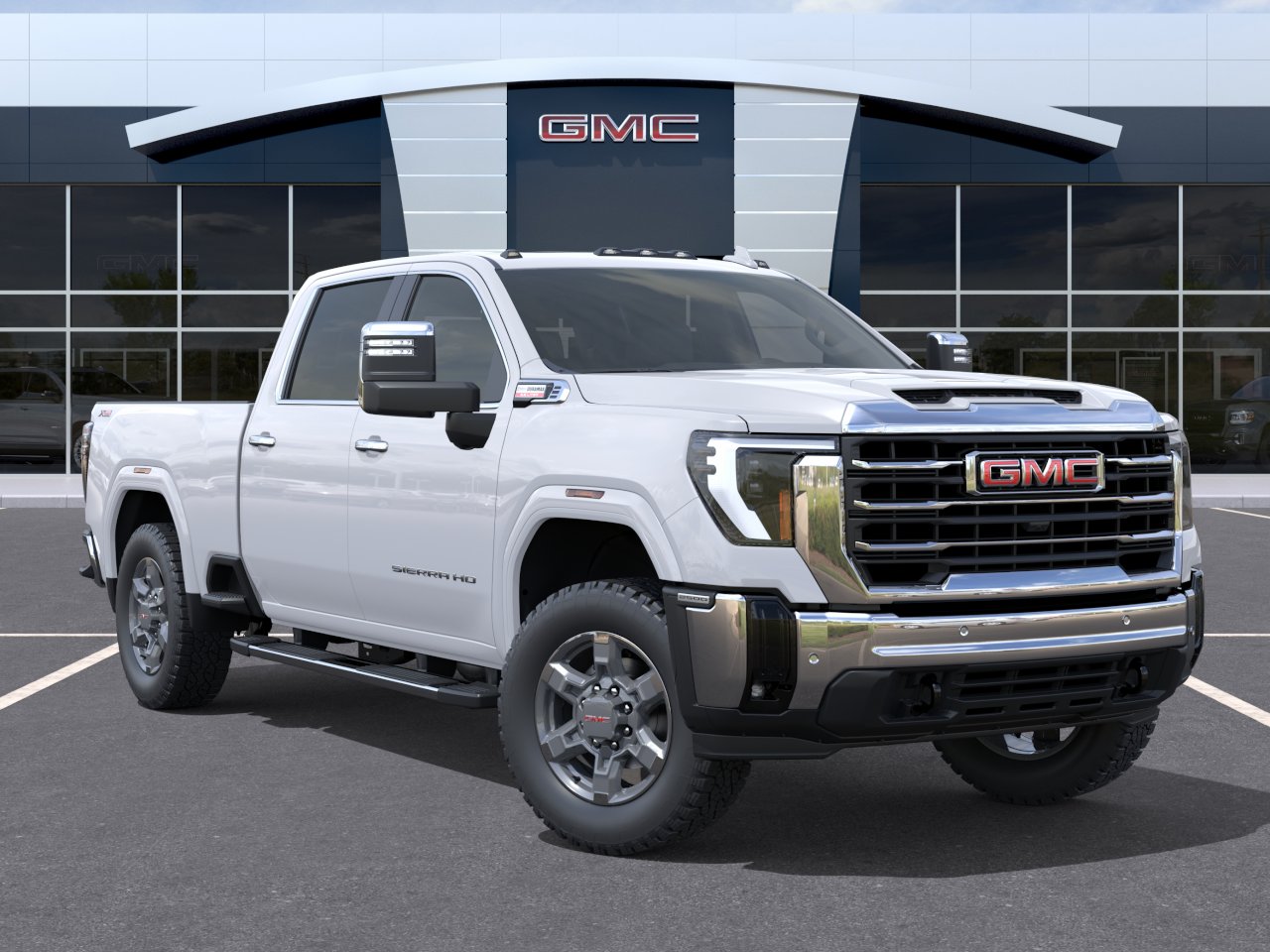 New 2026 Summit White GMC SLT image 7