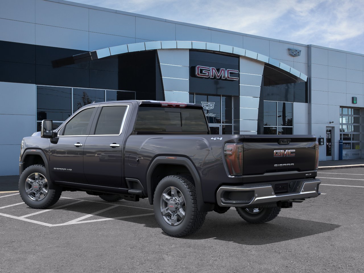 New 2026 Titanium Rush Metallic GMC SLT image 3