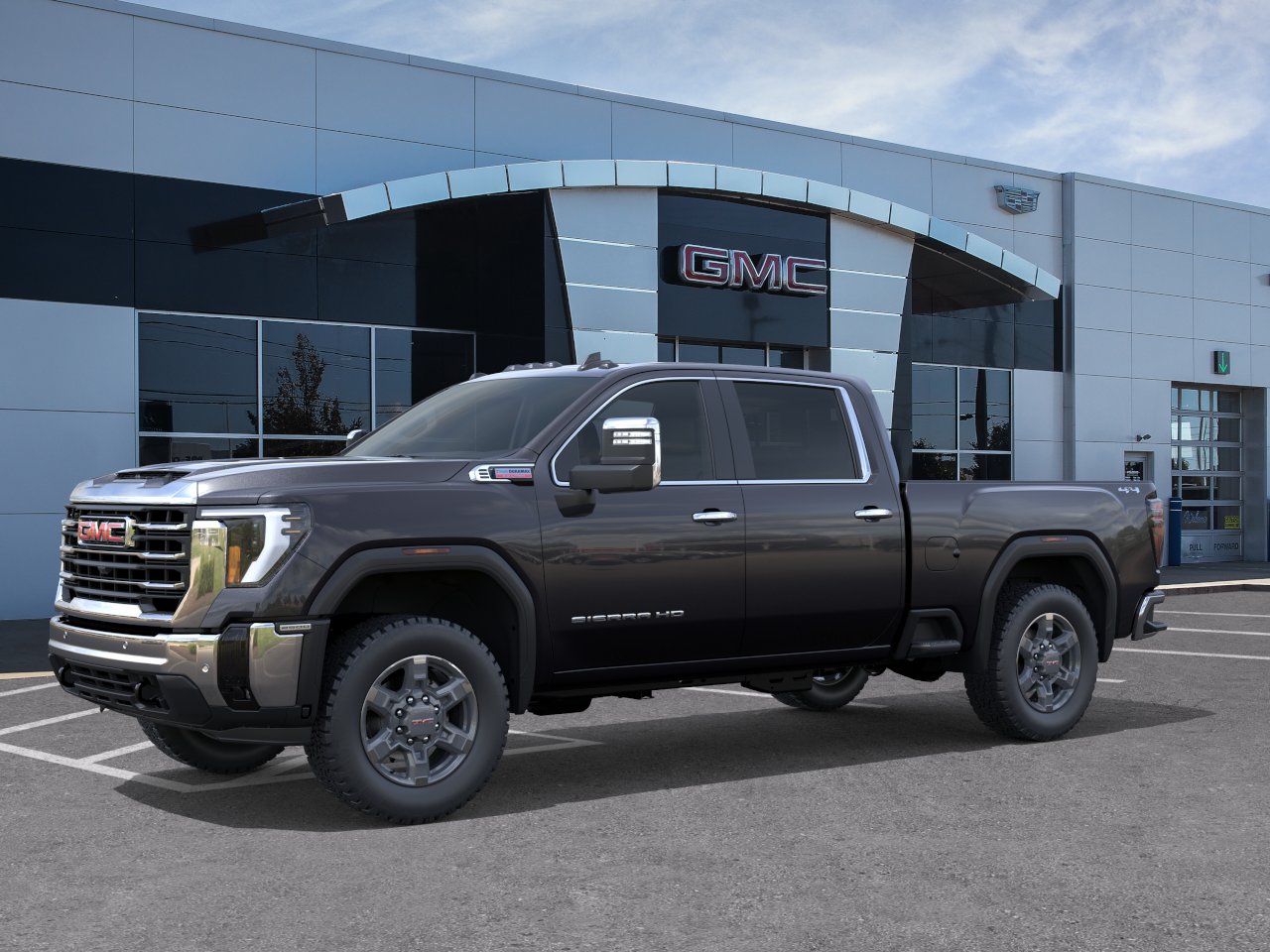 New 2026 Titanium Rush Metallic GMC SLT image 2