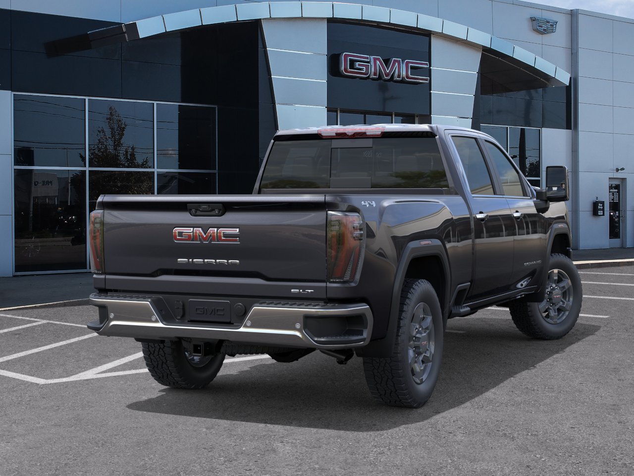 New 2026 Titanium Rush Metallic GMC SLT image 4