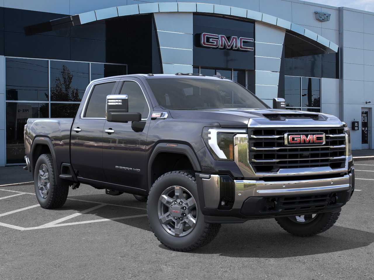 New 2026 Titanium Rush Metallic GMC SLT image 7