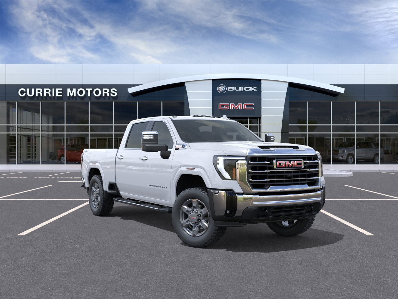 New 2026 Glacier White Tricoat GMC SLT image 25