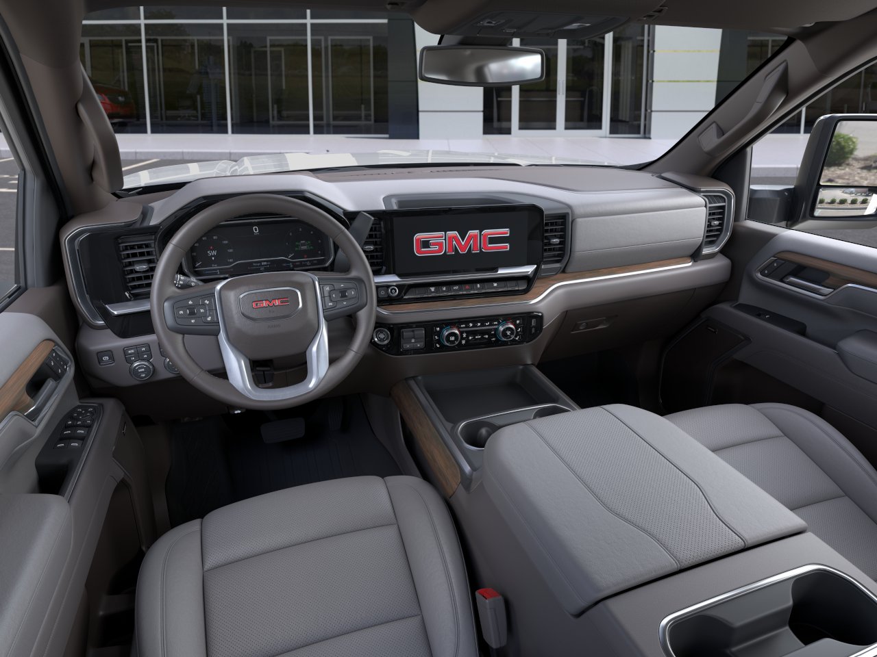 New 2026 Glacier White Tricoat GMC SLT image 39