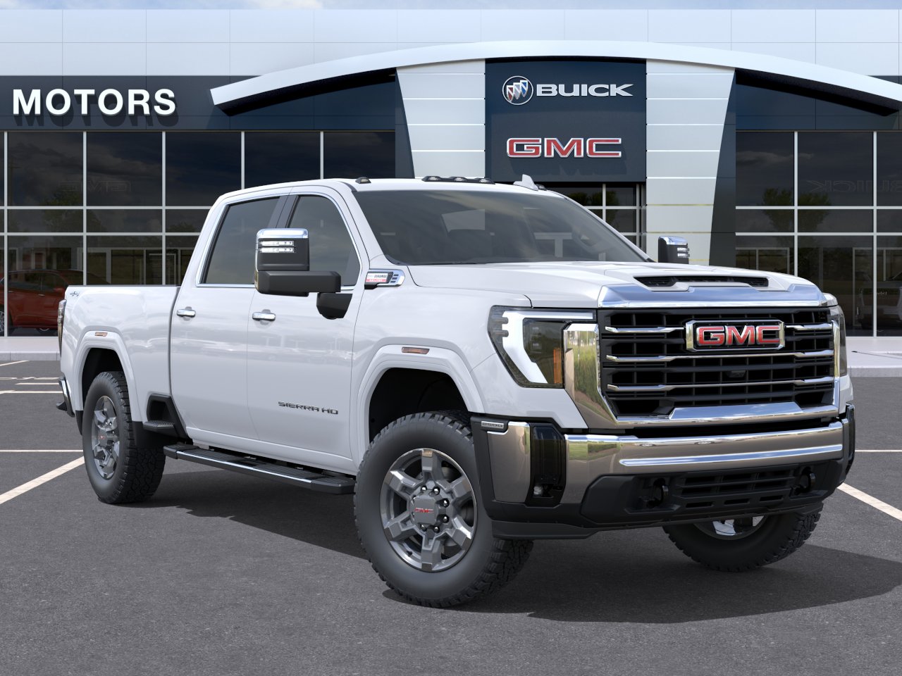New 2026 Glacier White Tricoat GMC SLT image 31