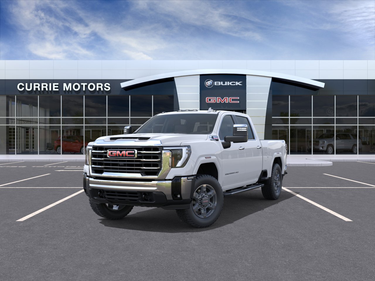 New 2026 Glacier White Tricoat GMC SLT image 32