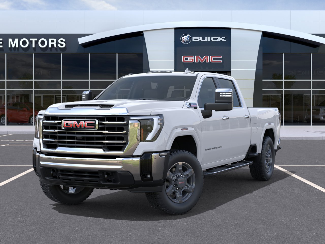 New 2026 Glacier White Tricoat GMC SLT image 30