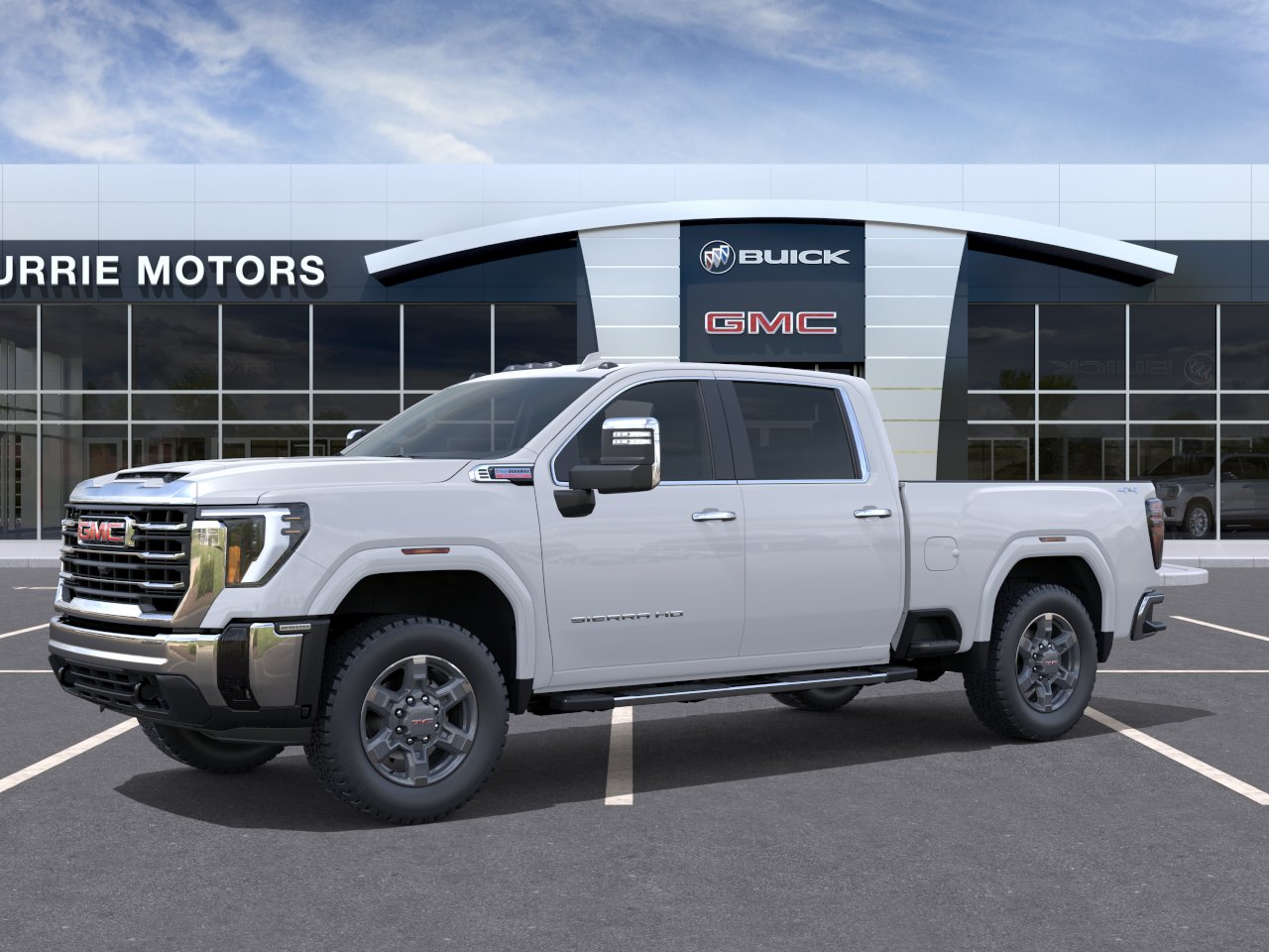New 2026 Glacier White Tricoat GMC SLT image 26