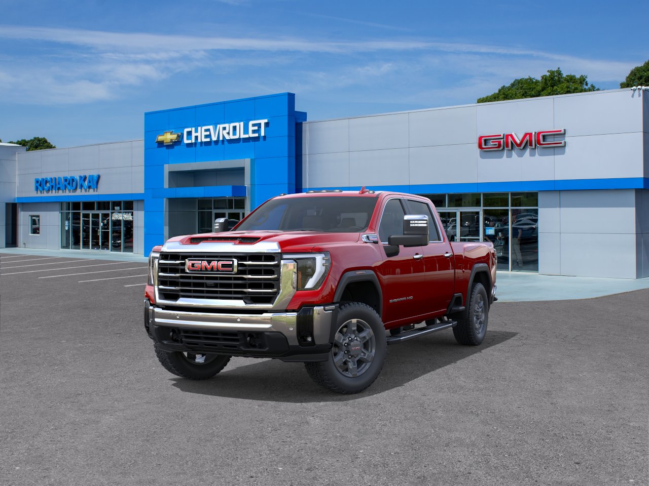 New 2026 Volcanic Red Tintcoat GMC SLT image 32