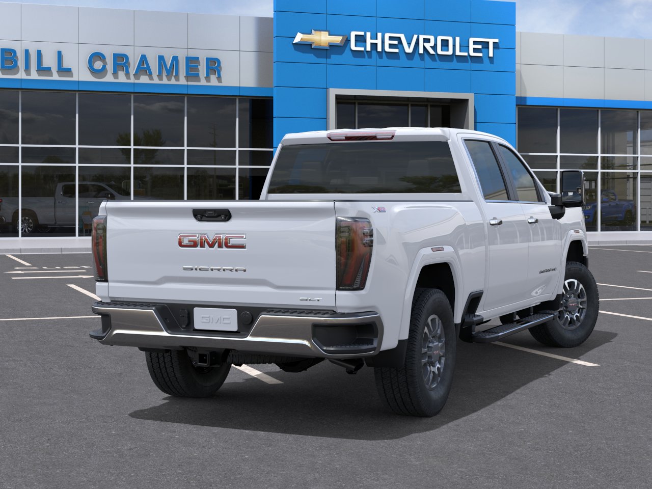 New 2026 Glacier White Tricoat GMC SLT image 53