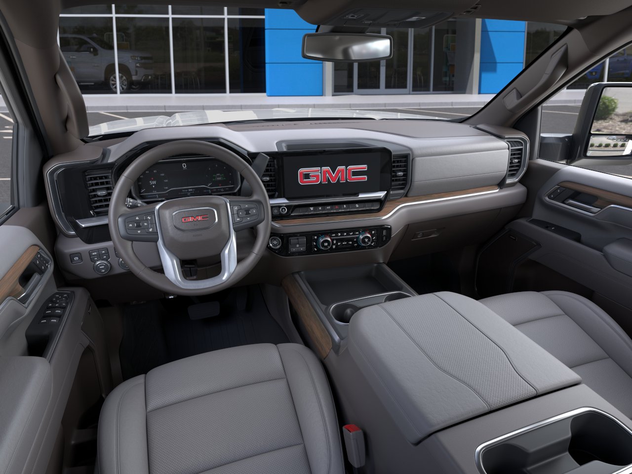 New 2026 Glacier White Tricoat GMC SLT image 64