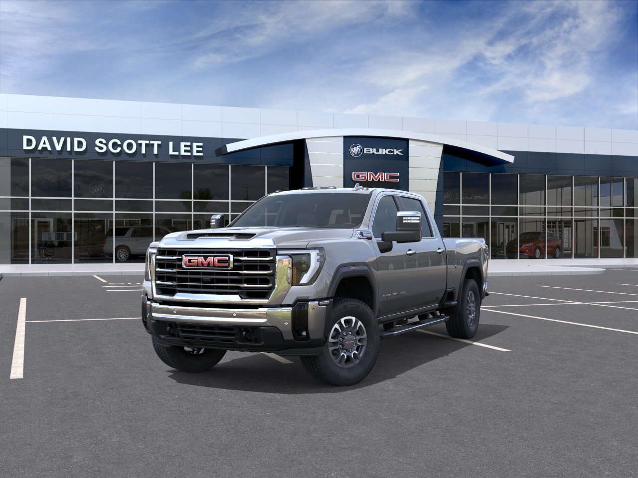 New 2026 Sterling Metallic GMC SLT image 8