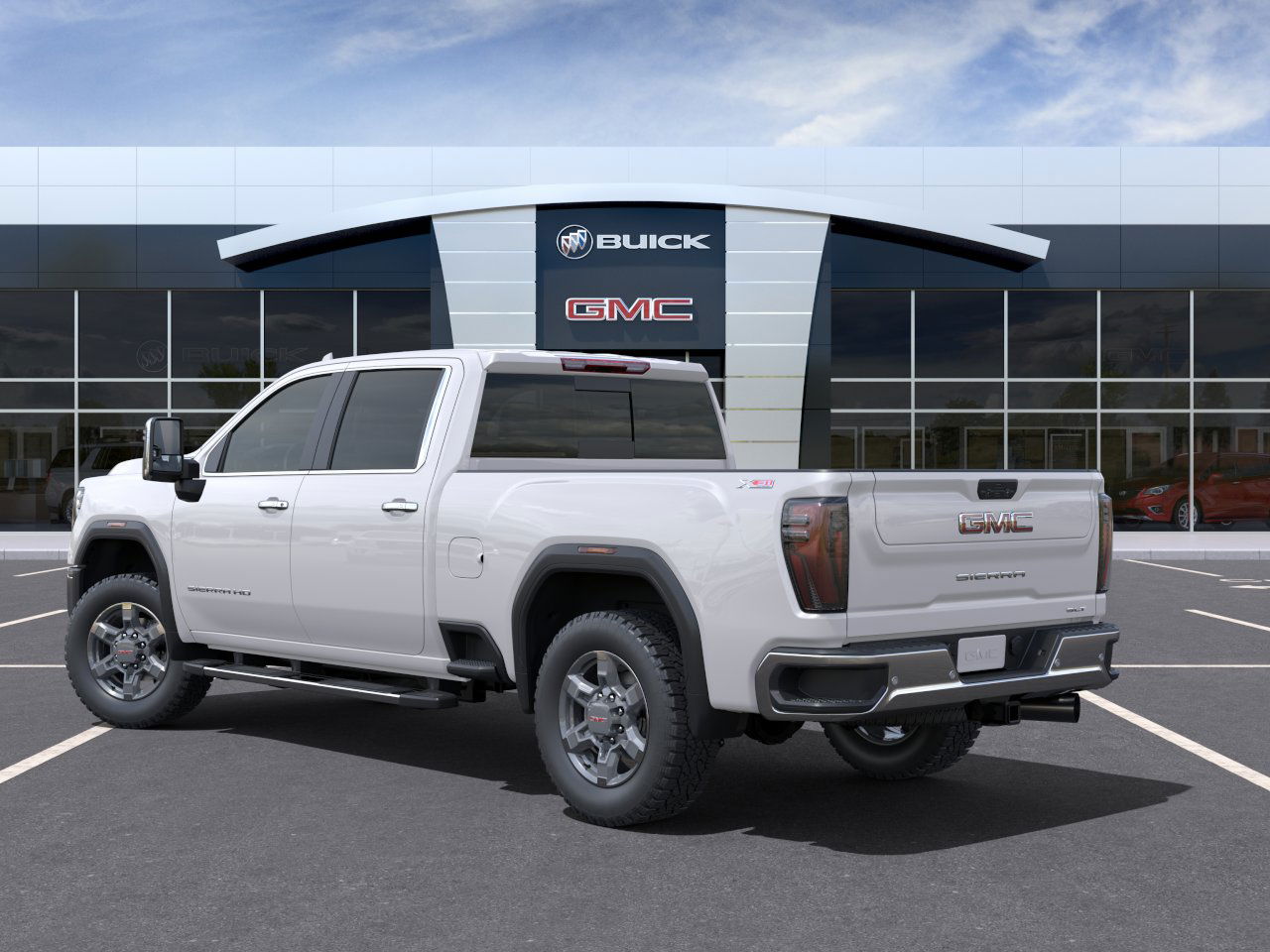 New 2025 White Frost Tricoat GMC SLT image 42