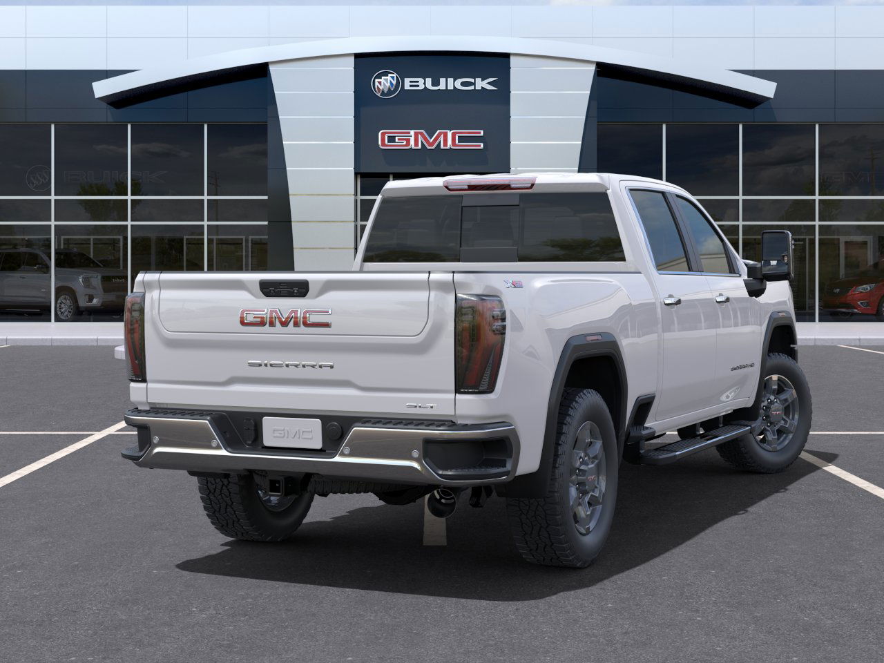 New 2025 White Frost Tricoat GMC SLT image 43