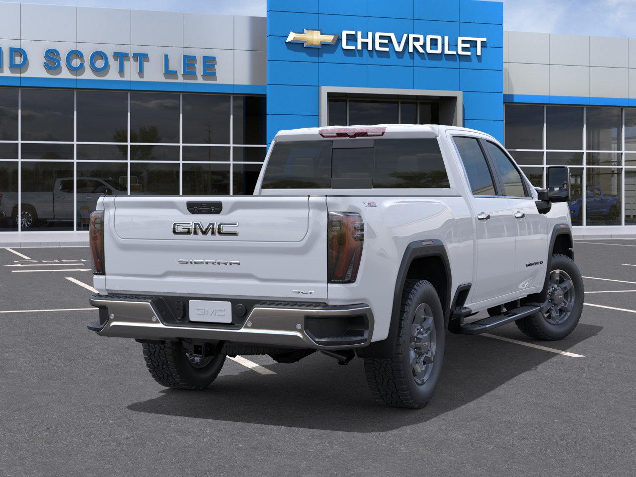 New 2026 Glacier White Tricoat GMC SLT image 4