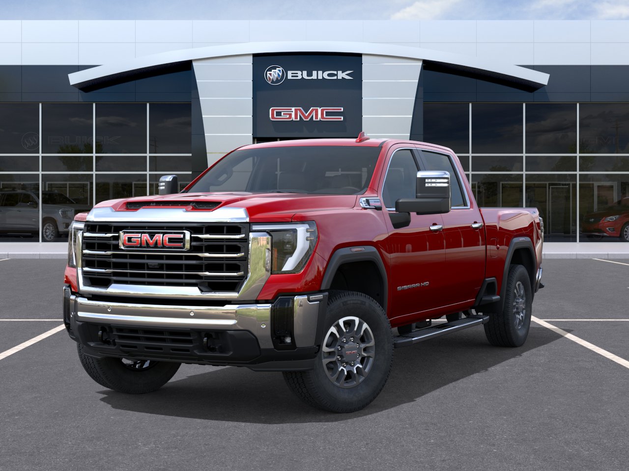 New 2026 Volcanic Red Tintcoat GMC SLT image 6