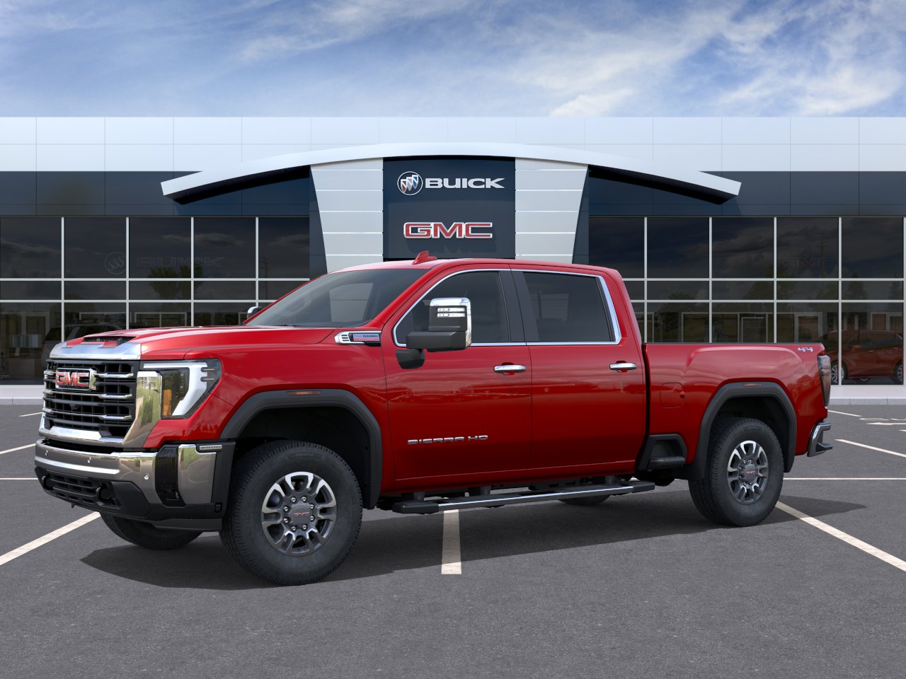 New 2026 Volcanic Red Tintcoat GMC SLT image 2