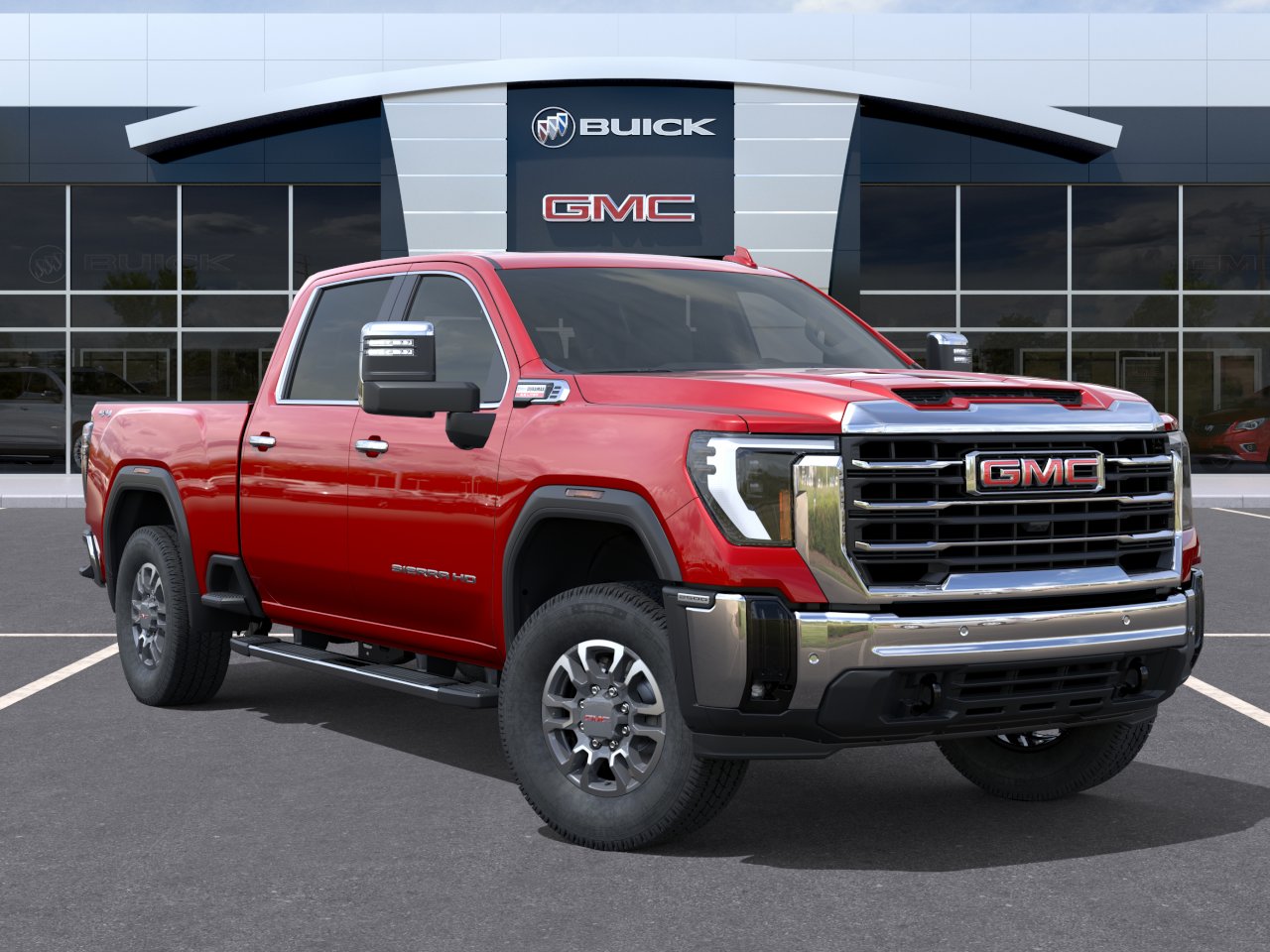 New 2026 Volcanic Red Tintcoat GMC SLT image 7