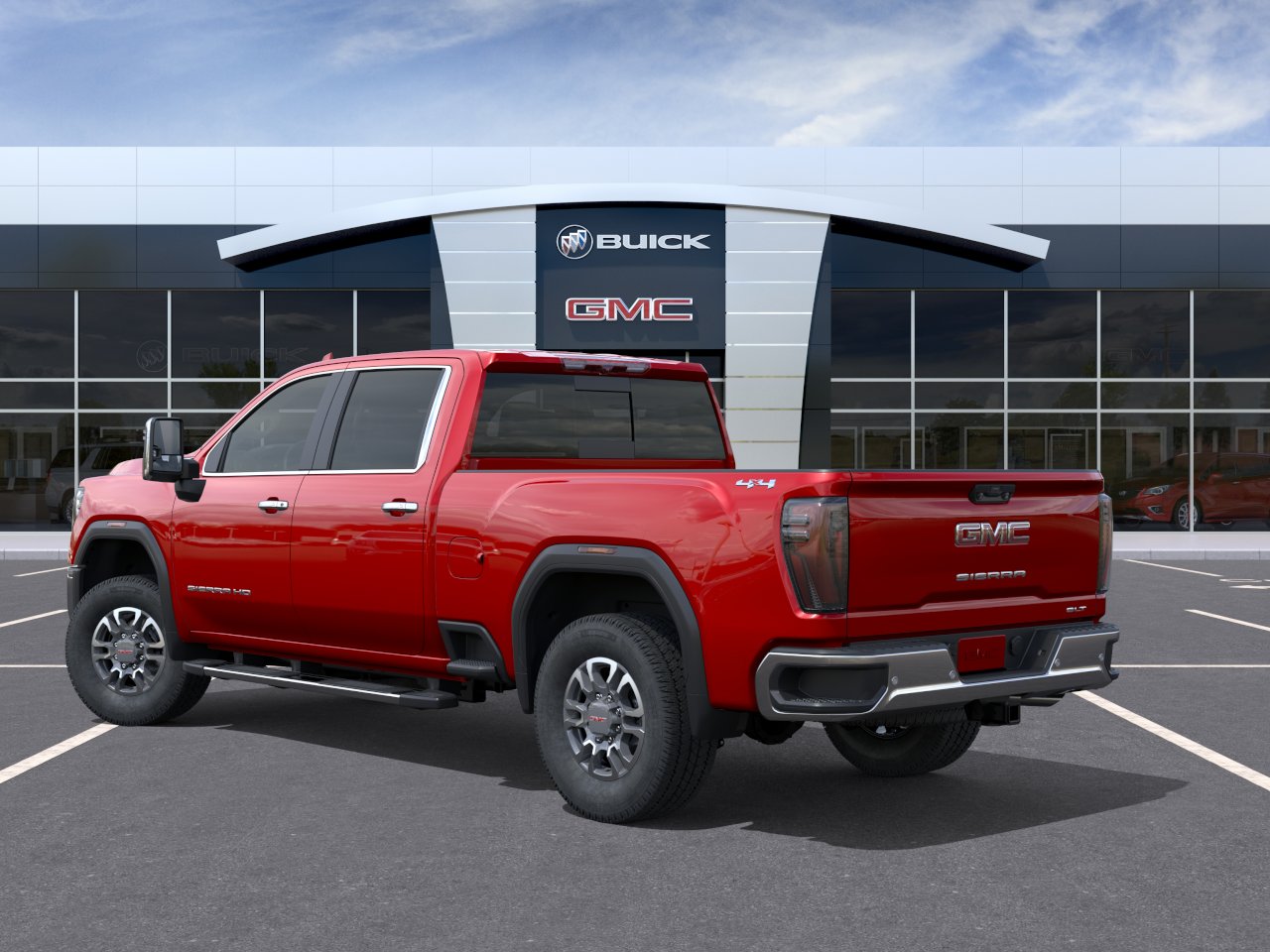 New 2026 Volcanic Red Tintcoat GMC SLT image 3