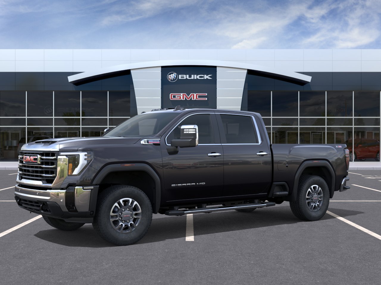New 2026 Titanium Rush Metallic GMC SLT image 2