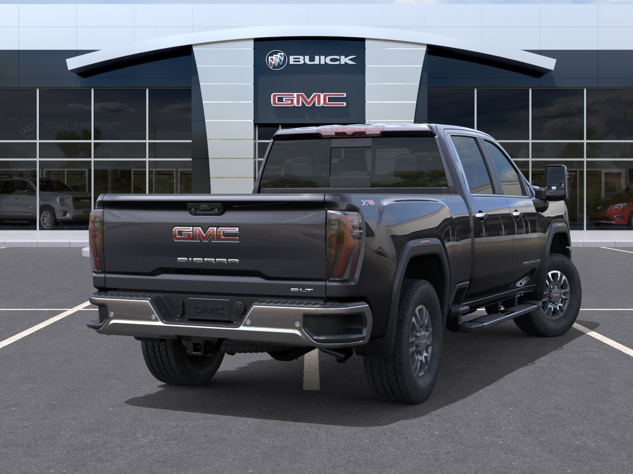 New 2026 Titanium Rush Metallic GMC SLT image 4