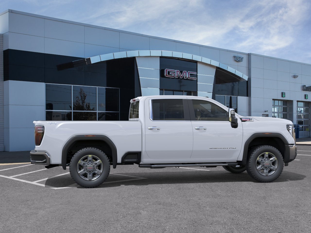 New 2026 Glacier White Tricoat GMC SLT image 5