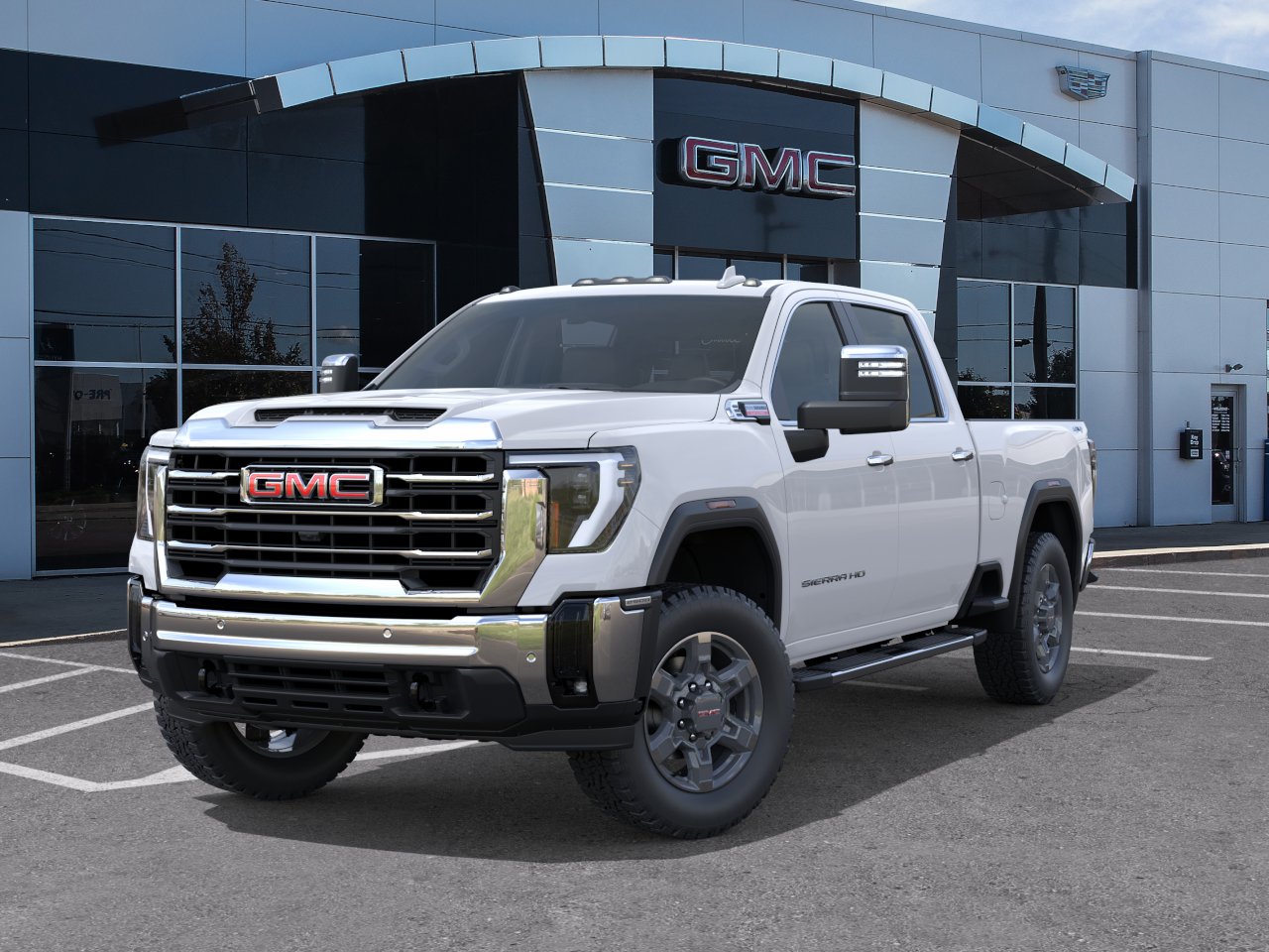 New 2026 Glacier White Tricoat GMC SLT image 6