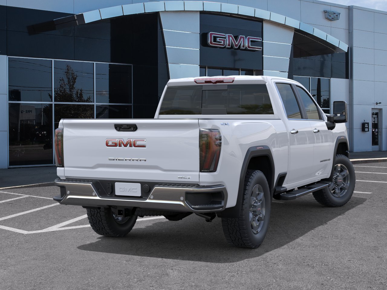 New 2026 Glacier White Tricoat GMC SLT image 4