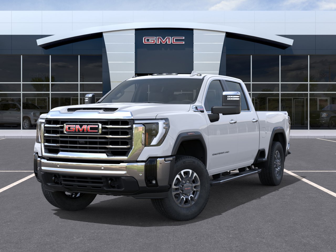 New 2026 Glacier White Tricoat GMC SLT image 6
