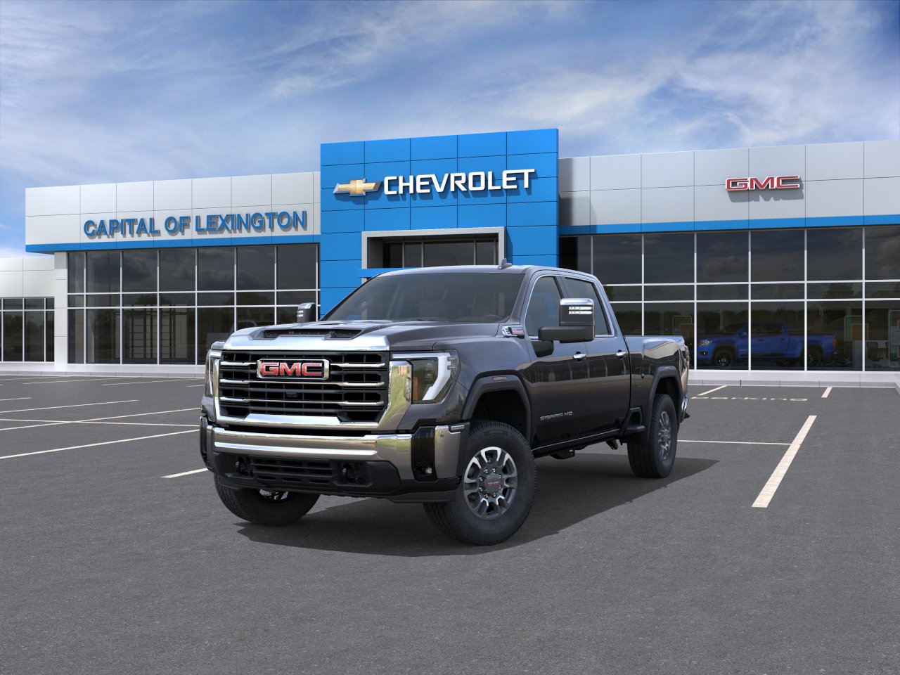 New 2026 Titanium Rush Metallic GMC SLT image 32