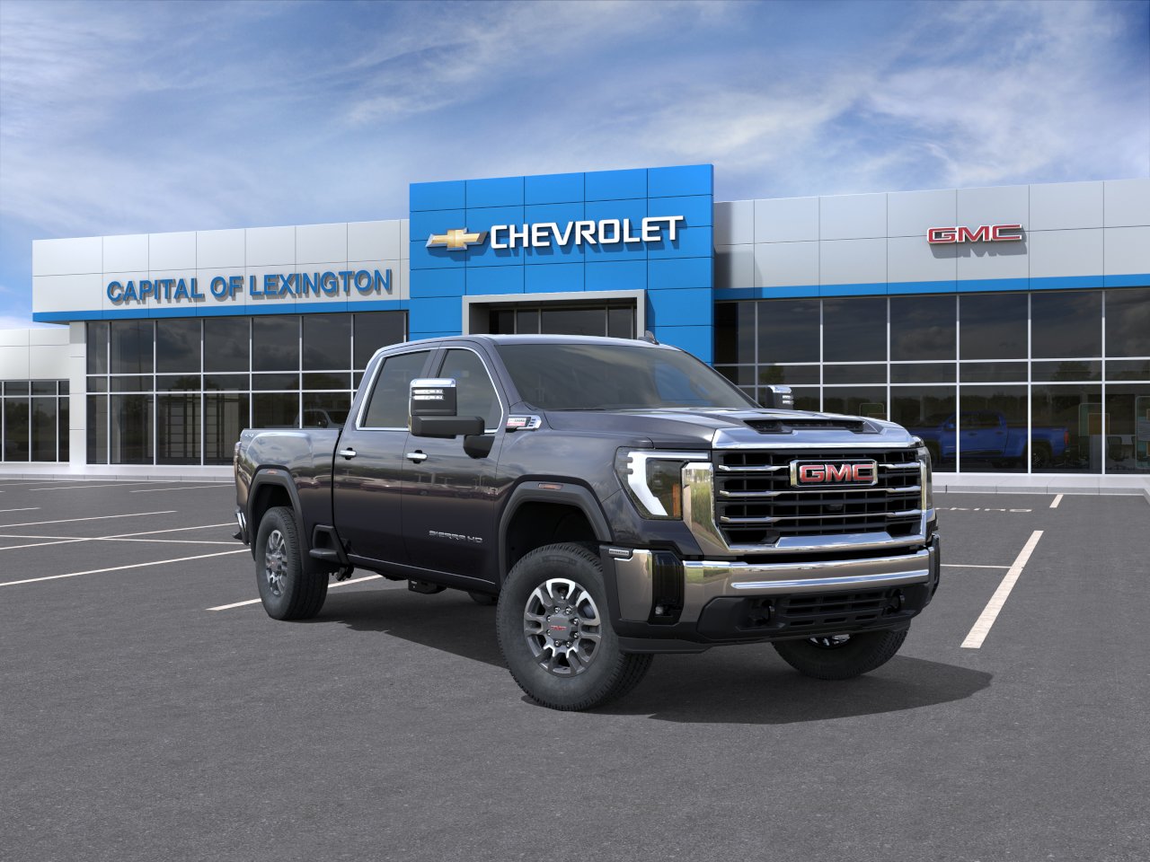 New 2026 Titanium Rush Metallic GMC SLT image 25