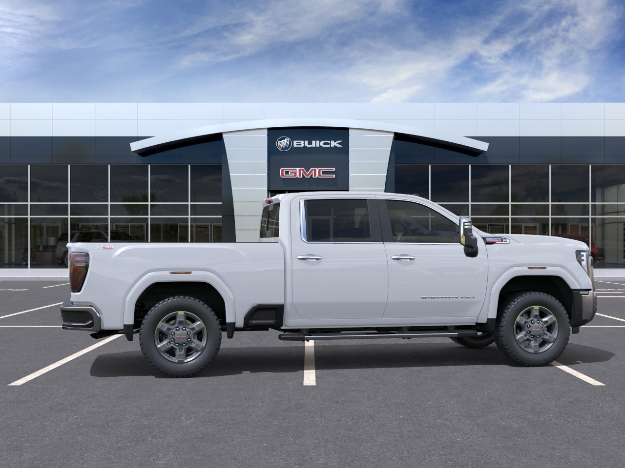 New 2026 Glacier White Tricoat GMC SLT image 29